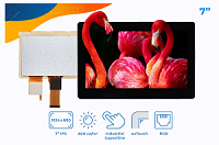 7 inch RGB touch with control board